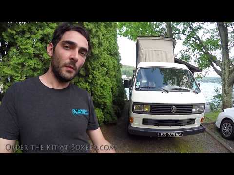 WestyLounger Rear Bench Seat Hinge Kit for all Vanagon Westfalia video 1