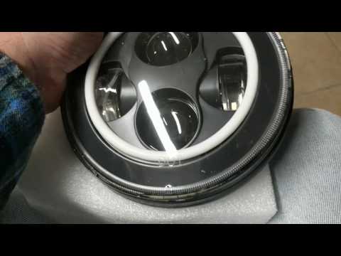 7 inch round LED Vanagon Headlight set video 1