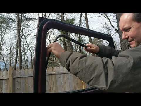 Vent Wing Seal for 80-92 Vanagon (right side) without chrome trim video 1