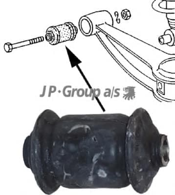 Front lower control arm bushing for all Vanagon 80-91