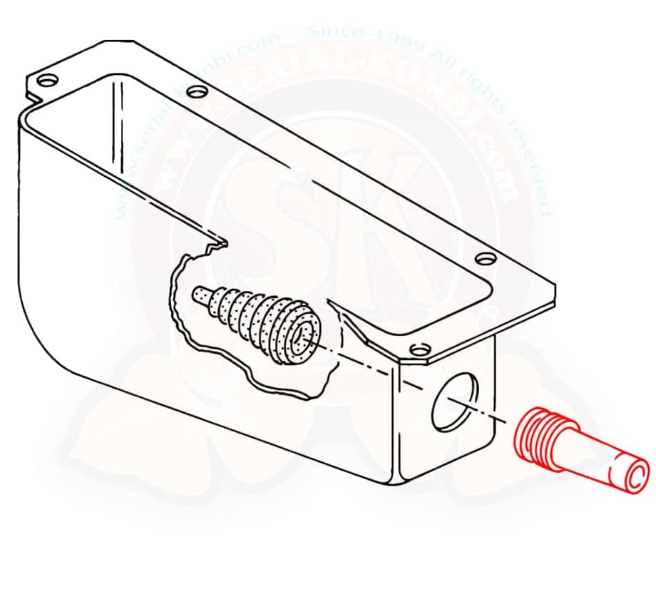 Accelerator Pedal Cable Grommet Vanagon