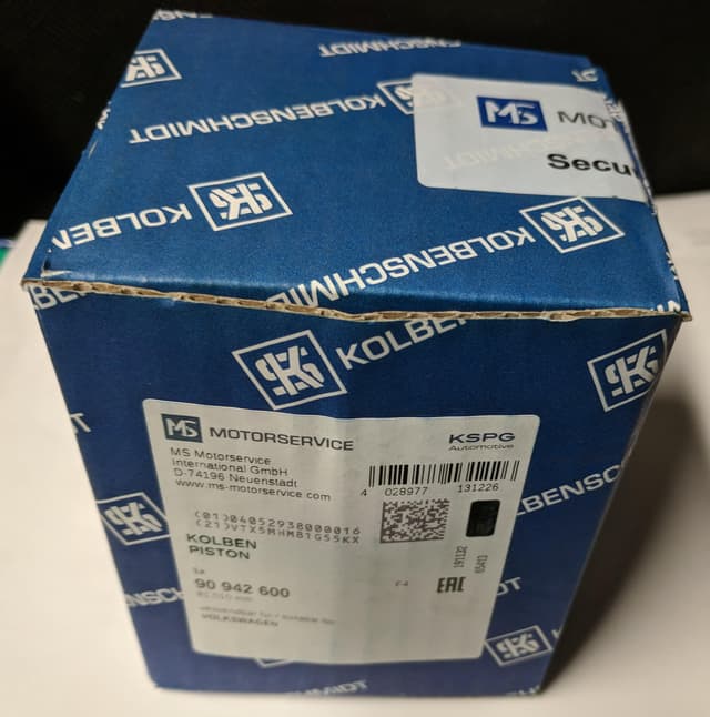 Piston with Rings for AAF 5-cylinder STD size 92-93 Eurovan gas image 3