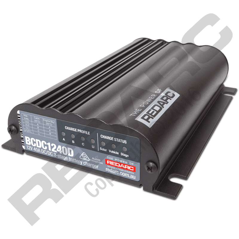 DUAL INPUT 40A IN-VEHICLE DC BATTERY CHARGER
