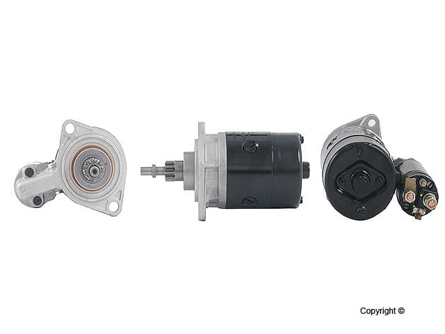 Rebuilt Starter for '76-79 Bus and 80 Air-Cooled Vanagon with manual transmission