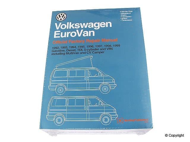 Repair Manual for Eurovan 93-99 (3 volume set)