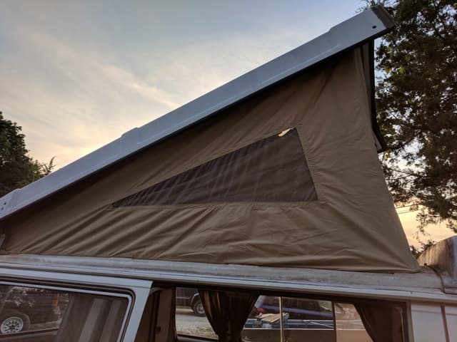 Pop Top Canvas, 3 window for 84-91 Westfalia (Tan) image 3