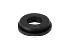 Grommet for plastic fuel expansion tank in wheel well