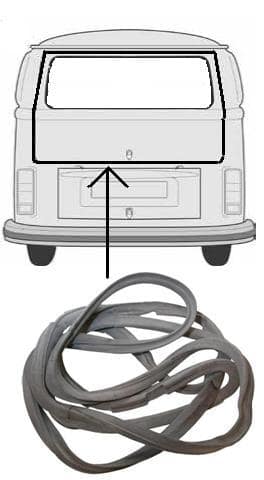 Rear Hatch Seal for 64-79 VW Bus