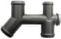 H Shaped Coolant Hose connector for 83.5-85
