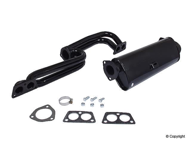 Complete Exhaust Header and Muffler system