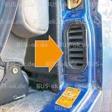 B-Pillar Air Duct Seal in front Door Jamb all Vanagon