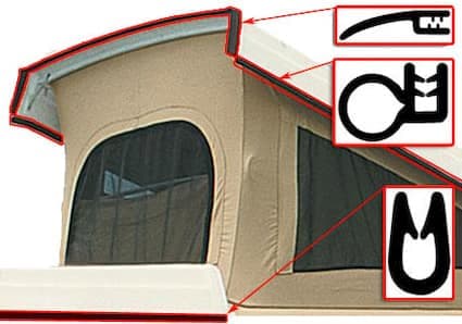 Complete Pop Top Seal kit for all Bus and Vanagon Westfalias 74-91