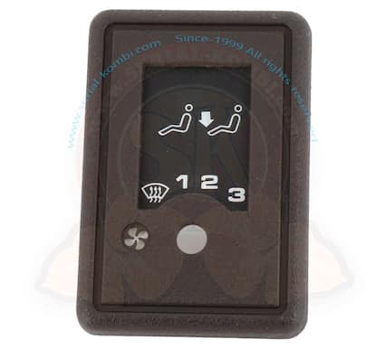 Cover for rear heater fan switch on all Vanagon- Brown