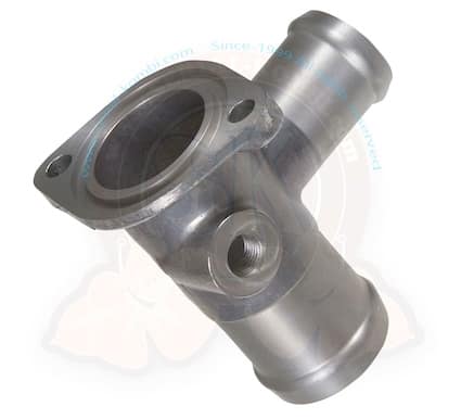 Flange with seal, water connection cooling circuit, 1600cc Diesel/Turbodiesel, 1700cc Diesel, 1/1981-12/1988