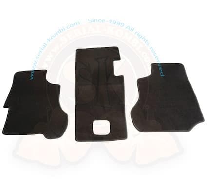 Front Cap Carpet Mat set in Charcoal for all Vanagon