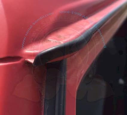 Gutter Trim End Cap - Front Left/Rear Right - Graphite - Vanagon
