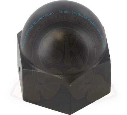 Hexagonal head bolt cover for rear trailing arm bolt, all Vanagon