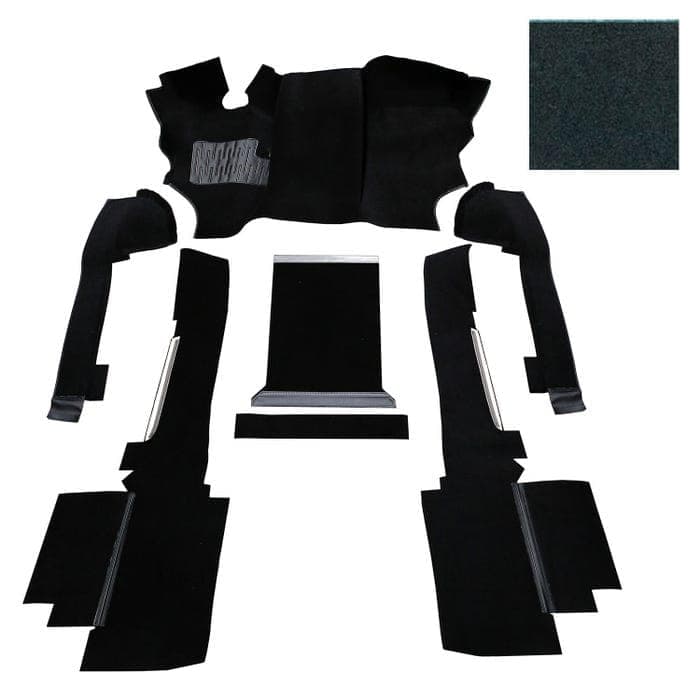 OE Spec Front Carpet Set for all Vanagon in Black