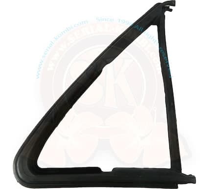 Opening vent window seal for all Vanagon with chrome trim, right