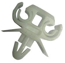 Plastic Brake Line Holder for two metal lines on VW Bus from 67 on, all Vanagon, and all Eurovan