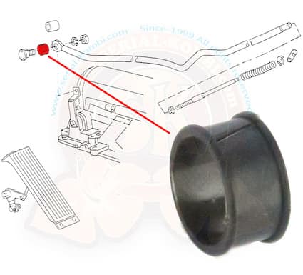 Plastic Bushing for Pivot Pin all Automatic Vanagon