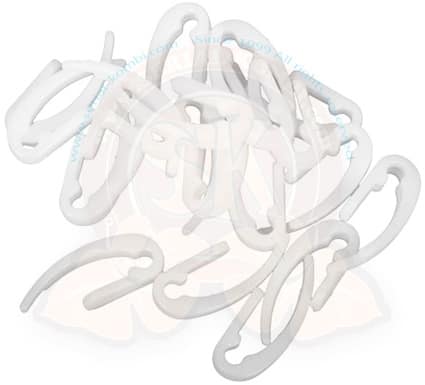 Plastic curtain hooks for Vanagon Westfalia pack of 10