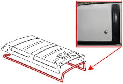Pop Top Seal Kit for 80-91 Vanagon Westfalia OEM Style