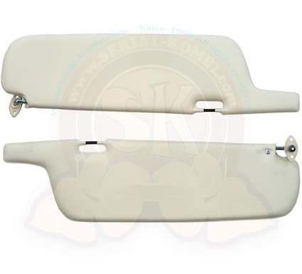 Sun Visors for all Vanagon in White with no mirror
